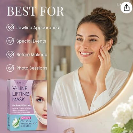 LAUER COSMETIC V Shaped Slimming Face Mask image 6