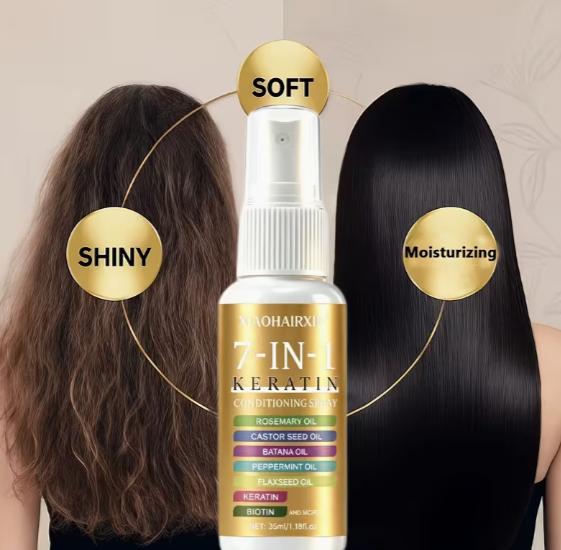 7-In-1 Keratin Wash-Free Soft Hair Care Spray image 2