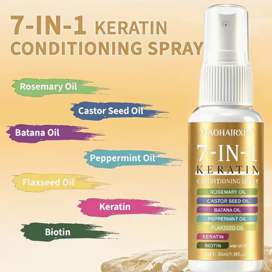 7-In-1 Keratin Wash-Free Soft Hair Care Spray image 6